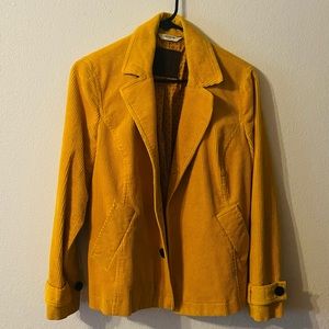 Golden Yellow Corduroy jacket